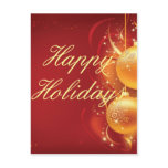 feliz navidad happy holiday post cards