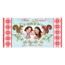 feliz navidad photo cards