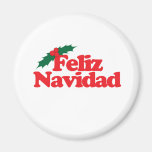 Feliz Navidad Refrigerator Magnet