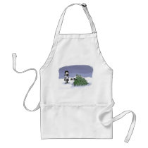 Felling the Holiday Tree Aprons