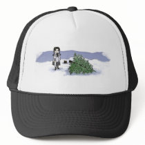 Felling the Holiday Tree Trucker Hats