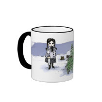 Felling the Holiday Tree Coffee Mug