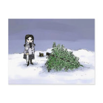 Felling the Holiday Tree Post Cards
