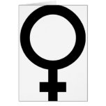 Femal - Woman - Women Sign Greeting Cards