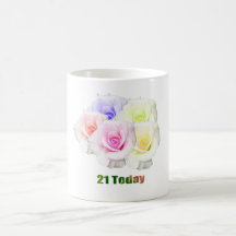Female 21 Today Mugs