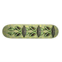 Female Aliens and UFO Skateboard Decks
