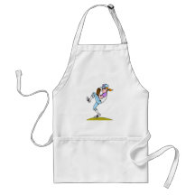 Female Baseball Pitcher Apron