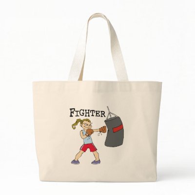 Female Boxer Canvas Bag by giftgasms