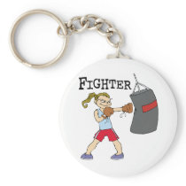Female Boxer Key Chains