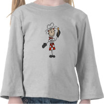 Female Chef with Oven Mitts Tshirts and Gifts
