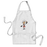 Female Chef with Oven Mitts Tshirts and Gifts Aprons