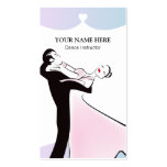 Female Dance Instructor Business Card Template business cards