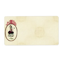 Female Eye Label