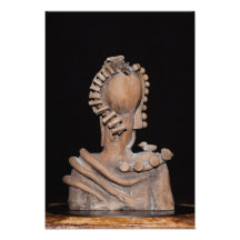 Female figure photo print