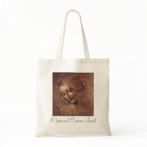 Female Head Tote Bags