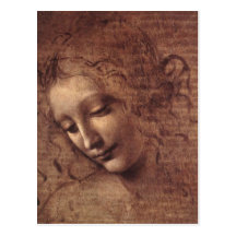 Female Head Postcard