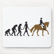 female horse rider mousepad