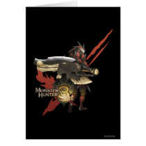 Female Hunter with Switch Axe, Rathalos Armour