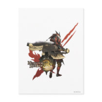 Female Hunter with Switch Axe, Rathalos Armour