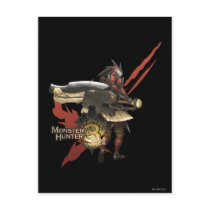 Female Hunter with Switch Axe, Rathalos Armour
