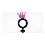 female icon photo cards