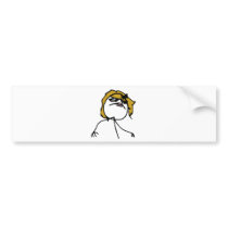 Female Like a Boss Bumper Sticker