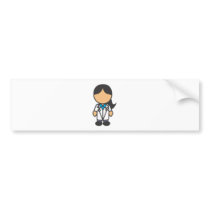 Female Medical Doctor Profession Bumper Stickers