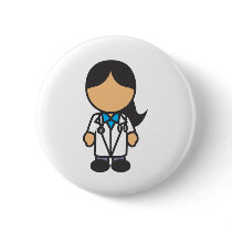 Female Medical Doctor Profession Pin