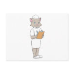 Female Nurse Cat Post Cards