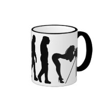 Female Photographer Evolution Mug