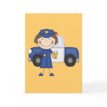 Female Police Officer Tshirts and Gifts Card