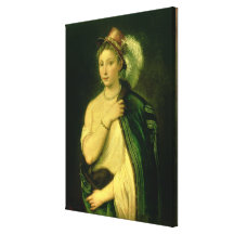 Female Portrait, c.1536 Gallery Wrap Canvas