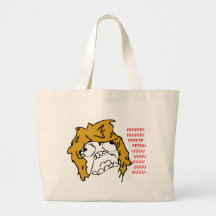 Female Rage Canvas Bags