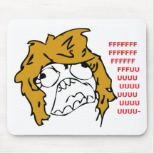 Female Rage Mousepad