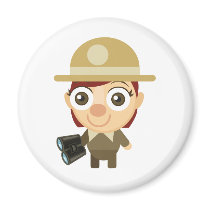 Female Ranger - My Conservation Park Magnets
