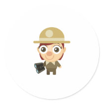 Female Ranger - My Conservation Park Stickers