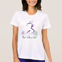 Female Runner - Run Like a Girl T Shirts