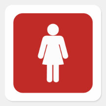 Female Sign Stickers