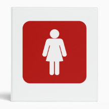 Female Sign Vinyl Binder
