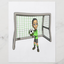 Female Soccer Goalie Flyer