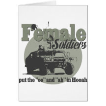 Female Soldiers Card