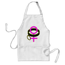female submissive collar symbol apron