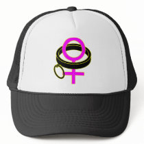 female submissive collar symbol hat