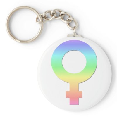 Female Symbol in Rainbow Pastels by angela65