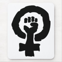 Female symbol solidarity hand