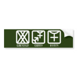FemaleBoth to Female Dark Bumper Sticker