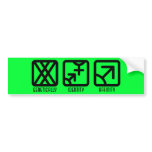 FemaleBoth to Male Light Bumper Sticker