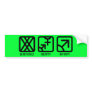 FemaleBoth to Male Light Bumper Sticker