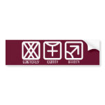 FemaleFemale to Male Dark Bumper Sticker