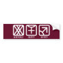 FemaleFemale to Male Dark Bumper Sticker